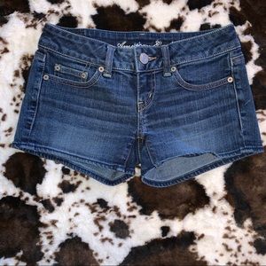 American Eagle denim stretch shorts - Size 0